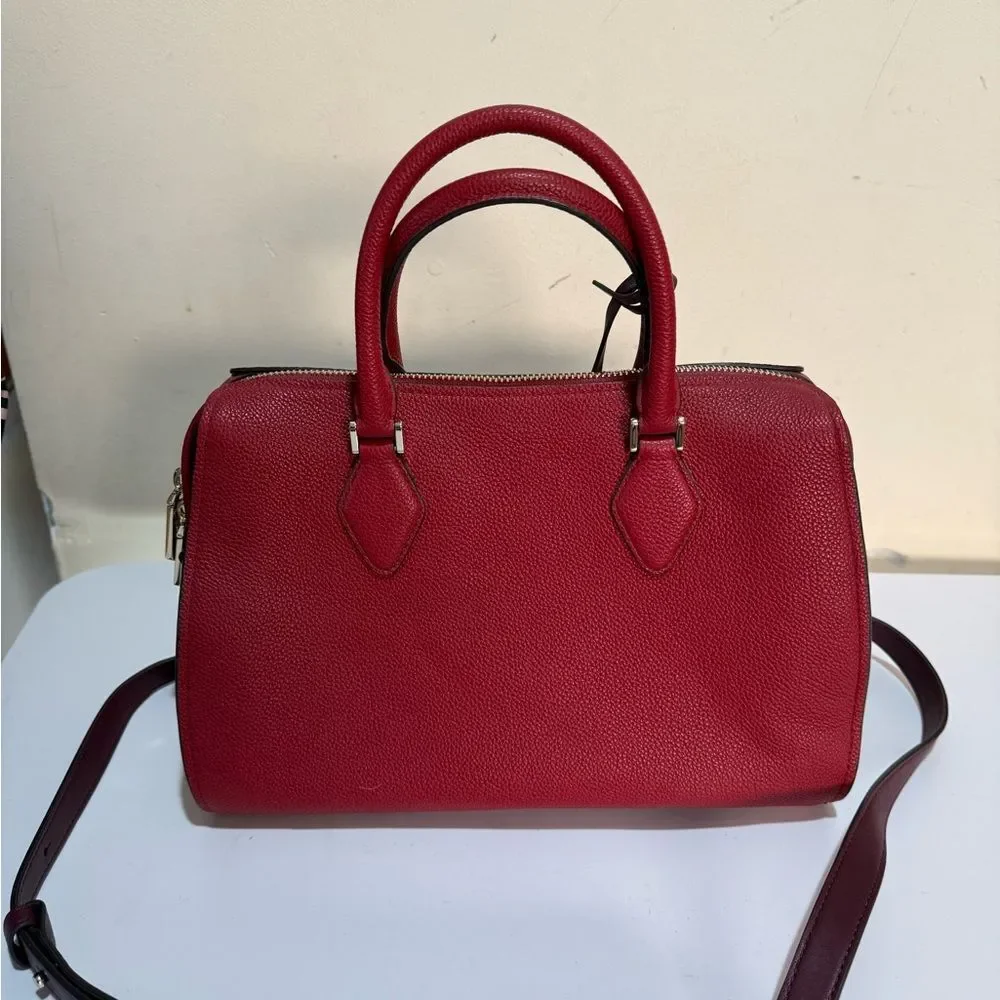 Kate Spade Red ZIP CODE Medium Satchel bag *NEW* *VINTAGE*